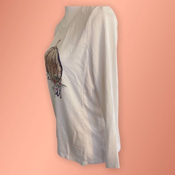 Modern size M long sleeve shirt GUC cotton-rayon-spandex blend - Picture 4 of 9